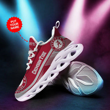 Alabama Crimson Tide Custom Personalized Max Soul Sneakers Running Sports Shoes For Men Women For Men Women