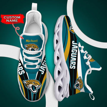 Jacksonville Jaguars Max Soul Shoes Luxury Custom Name 02 M3bth0896 For Men Women