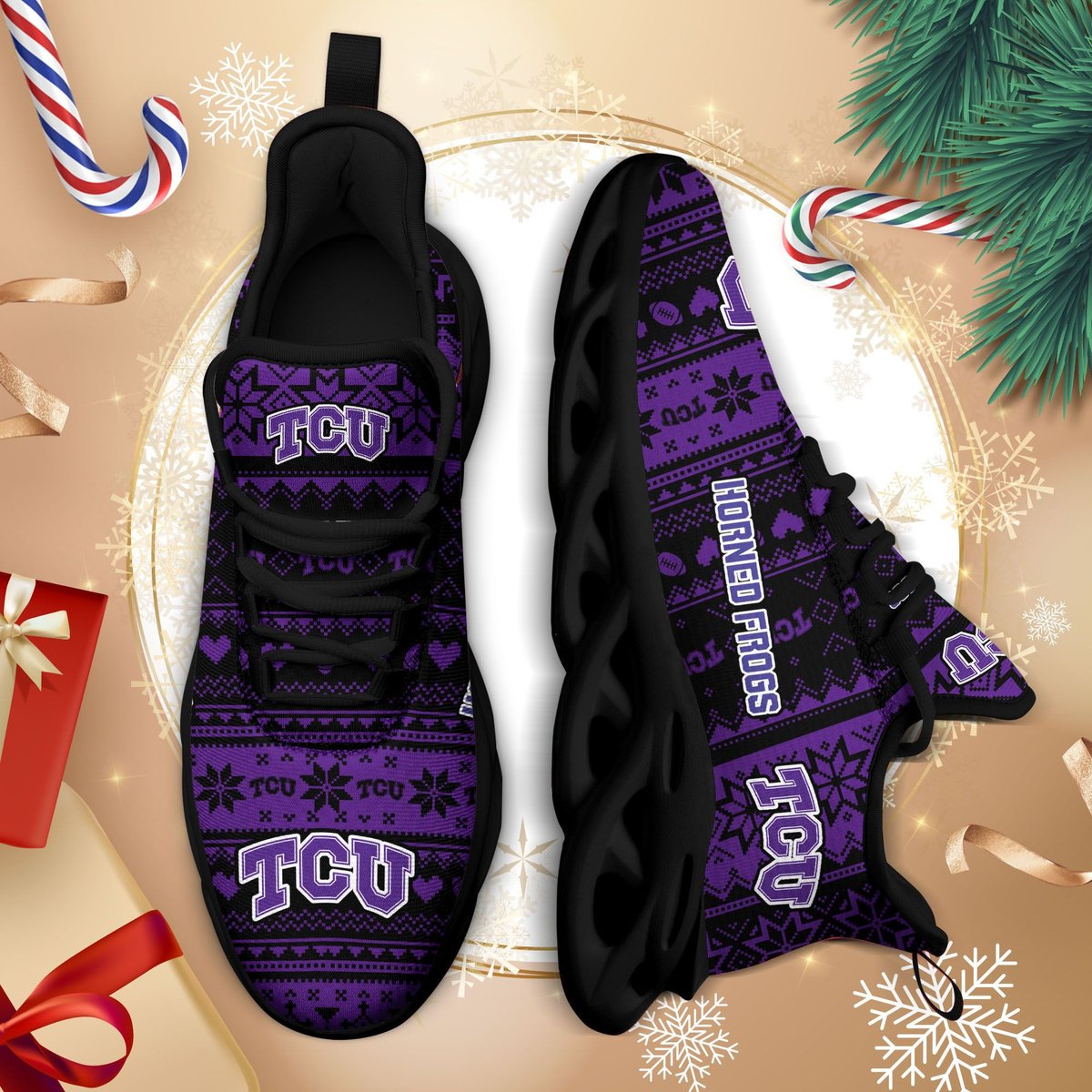 Cu Horned Frogs Ncaa1-max Soul Sneakers Christmas Td26841 Perfect Choice Sport Beautiful Printing