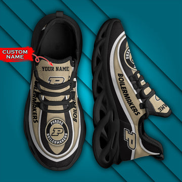 Ncaa Purdue Boilermakers Max Soul Sneaker Personalized Custom Name Gift For Sport Lovers For Men Women