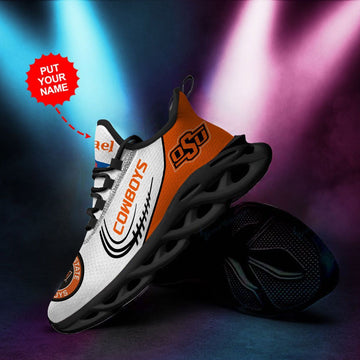 Oklahoma State Cowboys Custom Personalized Max Soul Sneakers Running Sports Shoes For Men Women For Men Women