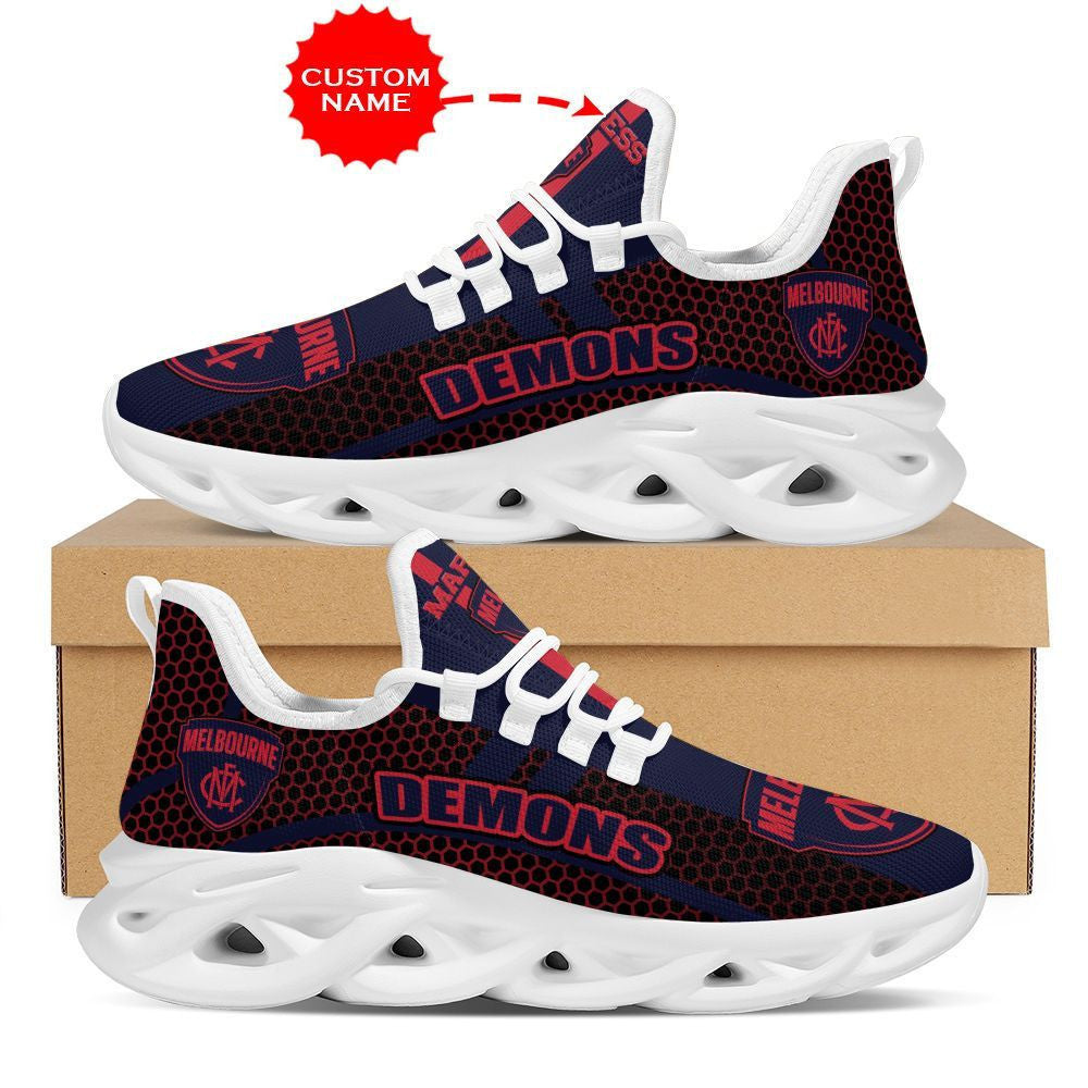 Melbourne Demons Shoes Max Soul Luxury Afl Custom Name 06 M3htn0931 For Men Women