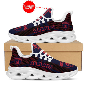 Melbourne Demons Shoes Max Soul Luxury Afl Custom Name 06 M3htn0931 For Men Women