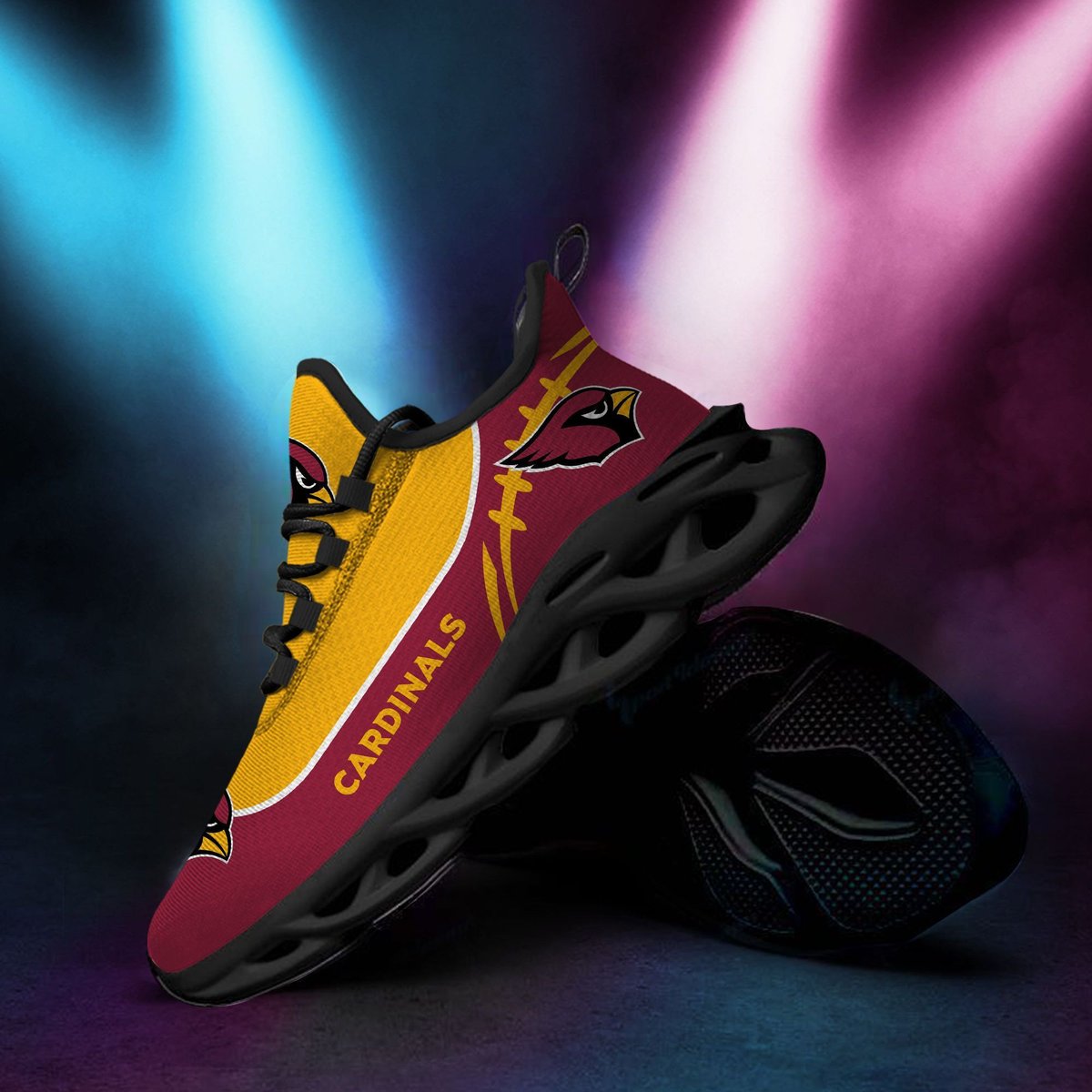 Arizona Cardinals Custom Personalized Max Soul Sneakers Running Sports Shoes For Men Women For Men Women