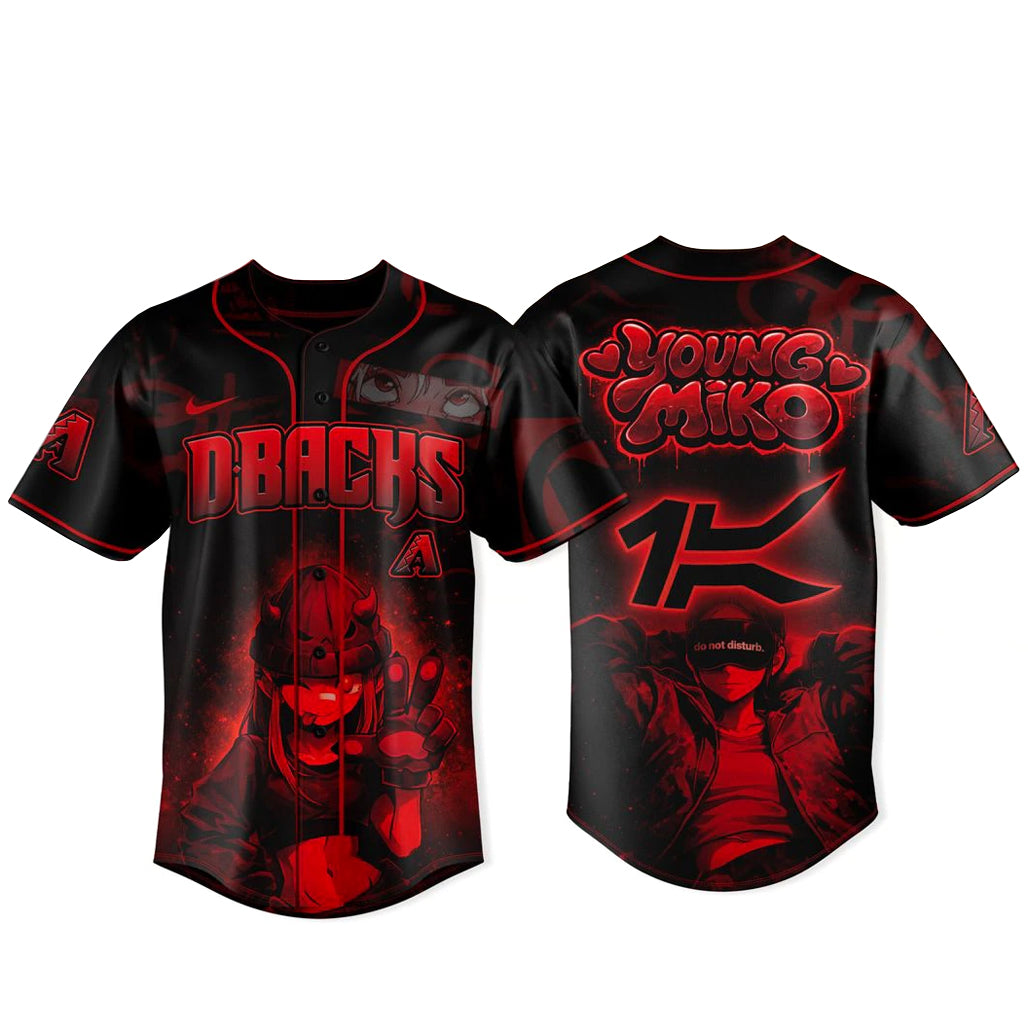 Arizona Diamondbacks x Young Miko Late Checkout Tour 2026 Baseball Jersey