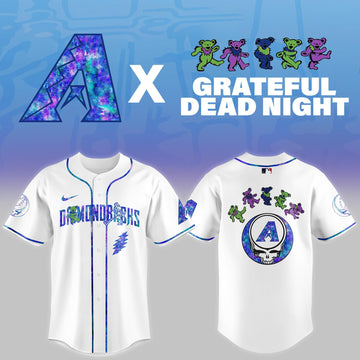 Arizona Diamondbacks 2026 Grateful Dead Night Jersey Baseball Merch Gifts For Fans