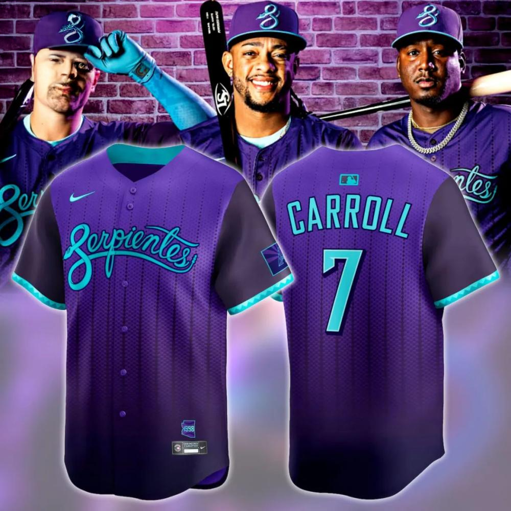 Arizona Diamondbacks Serpientes City Connect 2026 Baseball Jersey Arizona Diamondbacks Merch