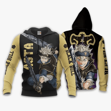 Asta Anime Manga Black Clover Black Bull For Men And Women 3d Hoodie Zip Hoodie
