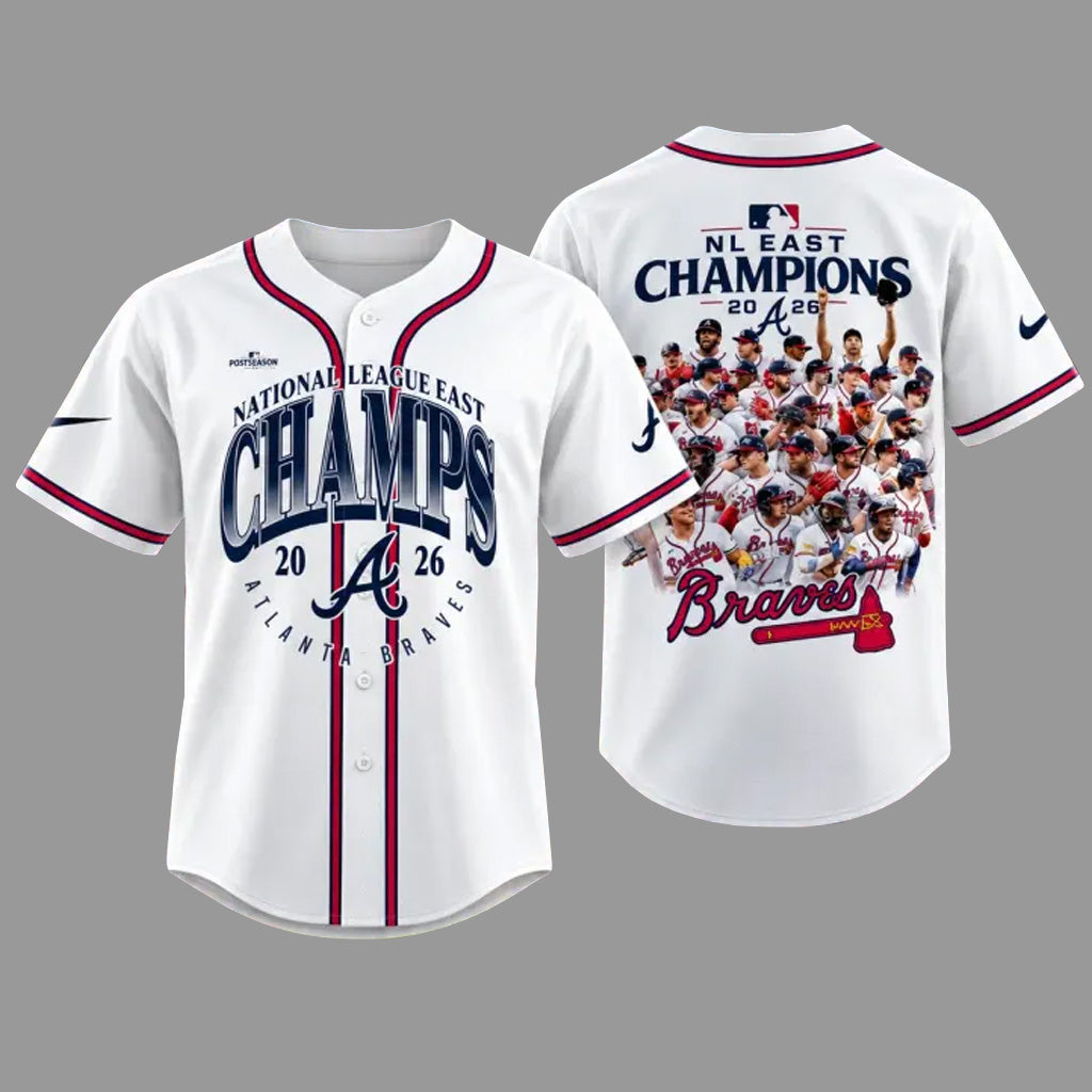 Atlanta Braves 2026 National League East Champions Baseball Jersey