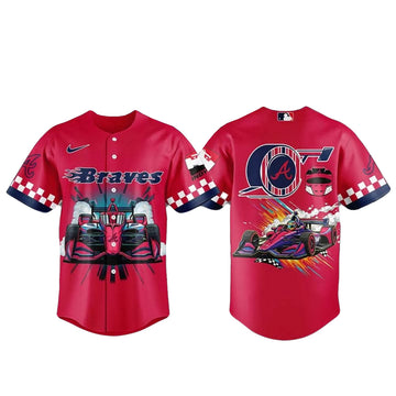 Atlanta Braves x F1 Indycar Baseball Jersey