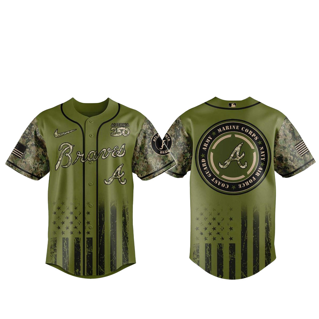 Atlanta Braves x Military Appreciation Night 2026 Baseball Jersey