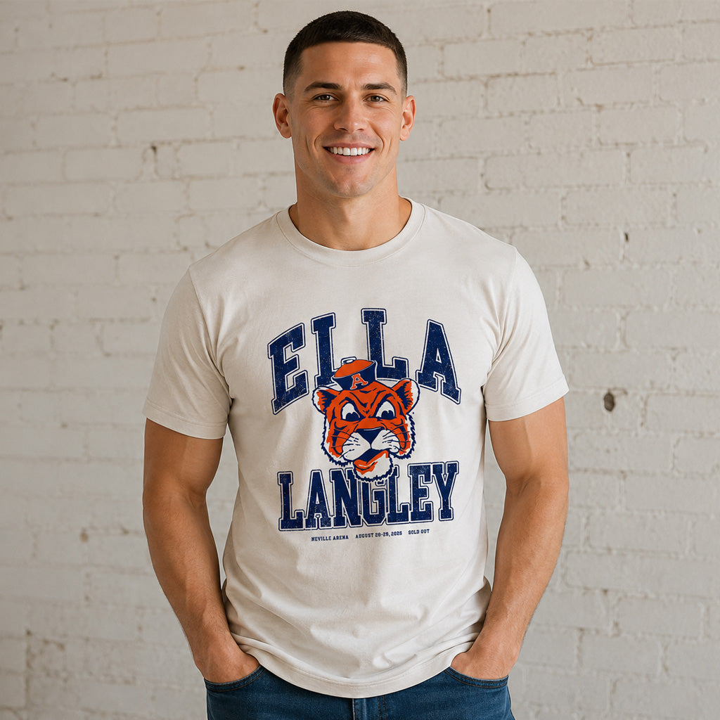 Auburn Tigers x Ella Langley The Dandelion Tour 2026 Graphic Shirt for College Football and Country Music Fans
