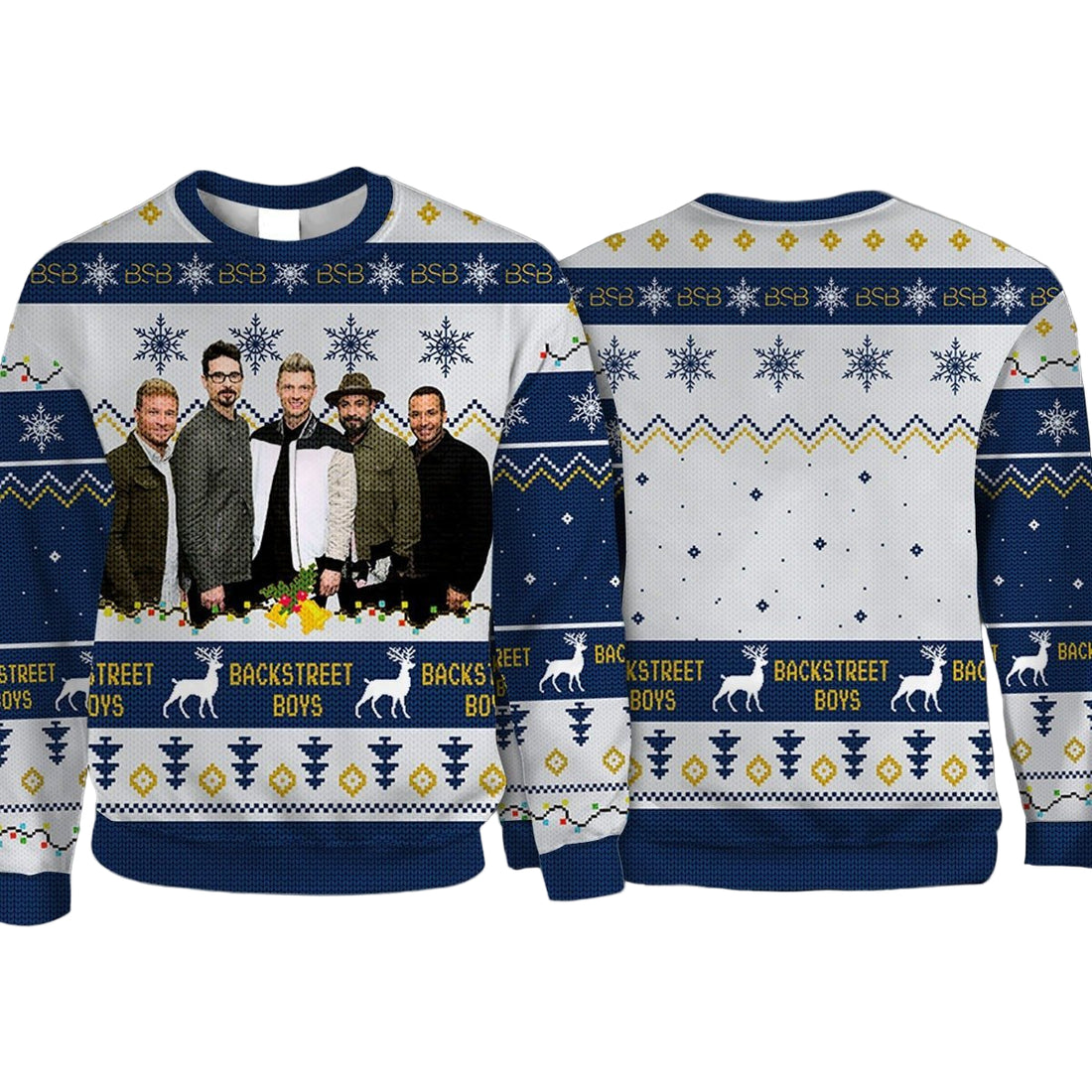 Backstreet Boys Ugly Christmas Sweater, All Over Print Sweatshirt