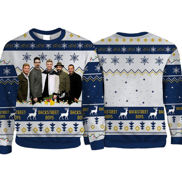 Backstreet Boys Ugly Christmas Sweater, All Over Print Sweatshirt