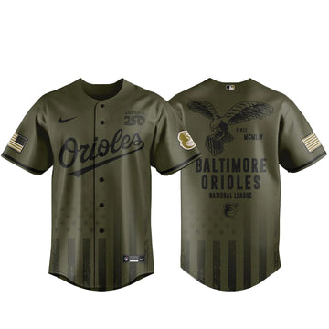 Baltimore Orioles Armed Forces Day 2026 Baseball Jersey