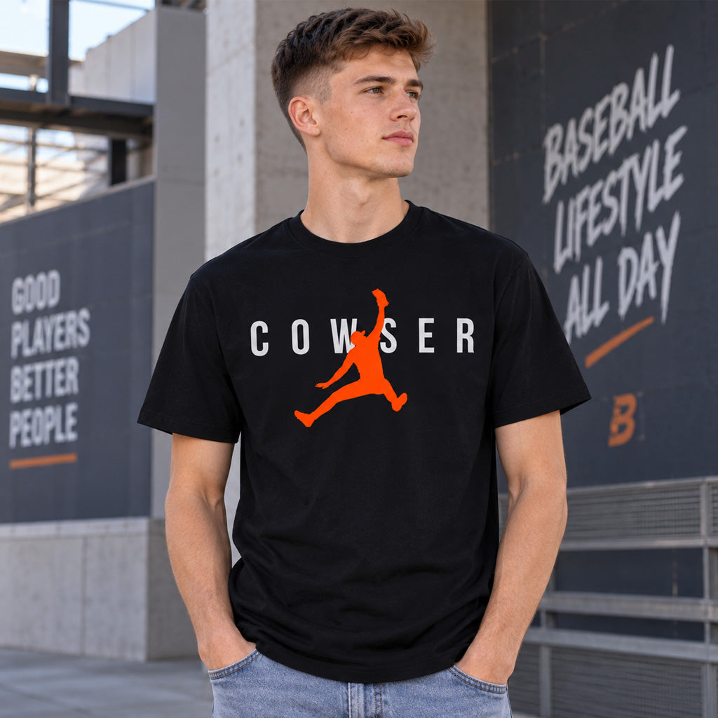 Baltimore Orioles Colton Cowser When Cows Fly Graphic Shirt for Baseball Fans