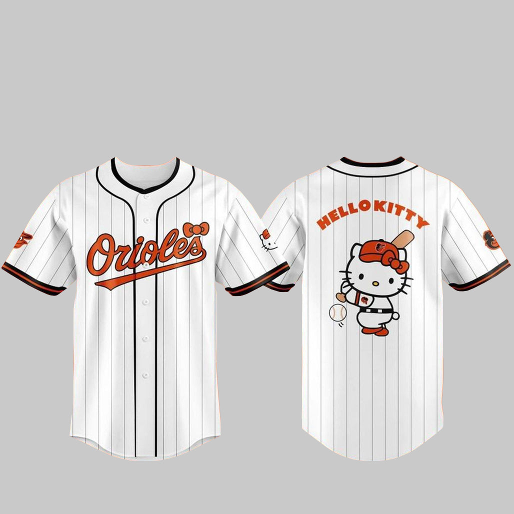 Baltimore Orioles Hello Kitty Night 2026 Baseball Jersey