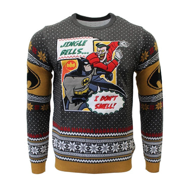 Batman Jingle Bells Knitted Uglyv Sweater