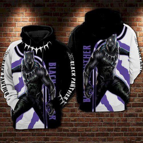 Black Panther Marvel Comics Aop Hoodie
