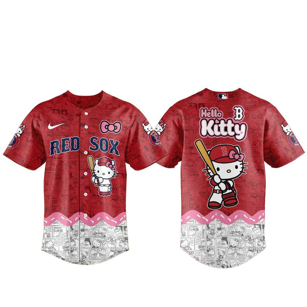 Boston Red Sox Hello Kitty 2026 Homerun Charm Baseball Jersey