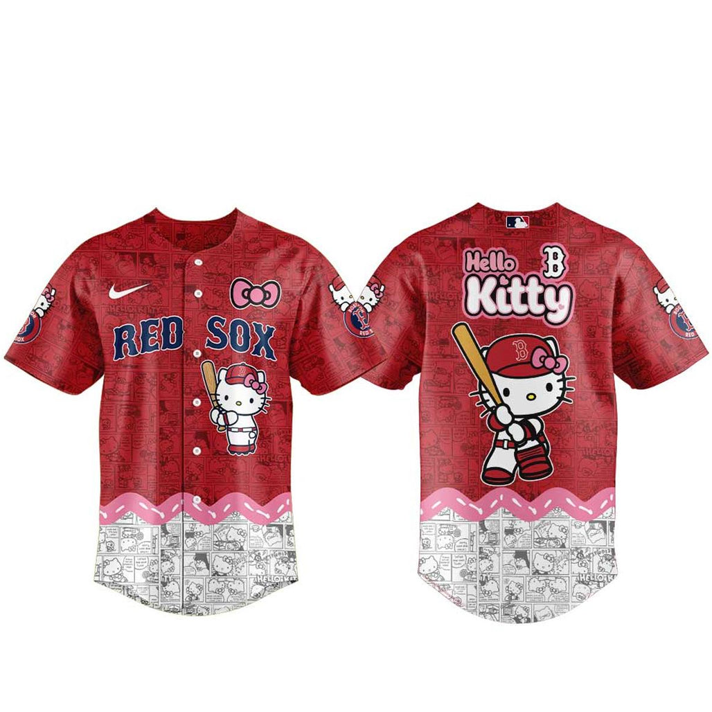 Boston Red Sox x Hello Kitty Night Game 2026 Baseball Jersey