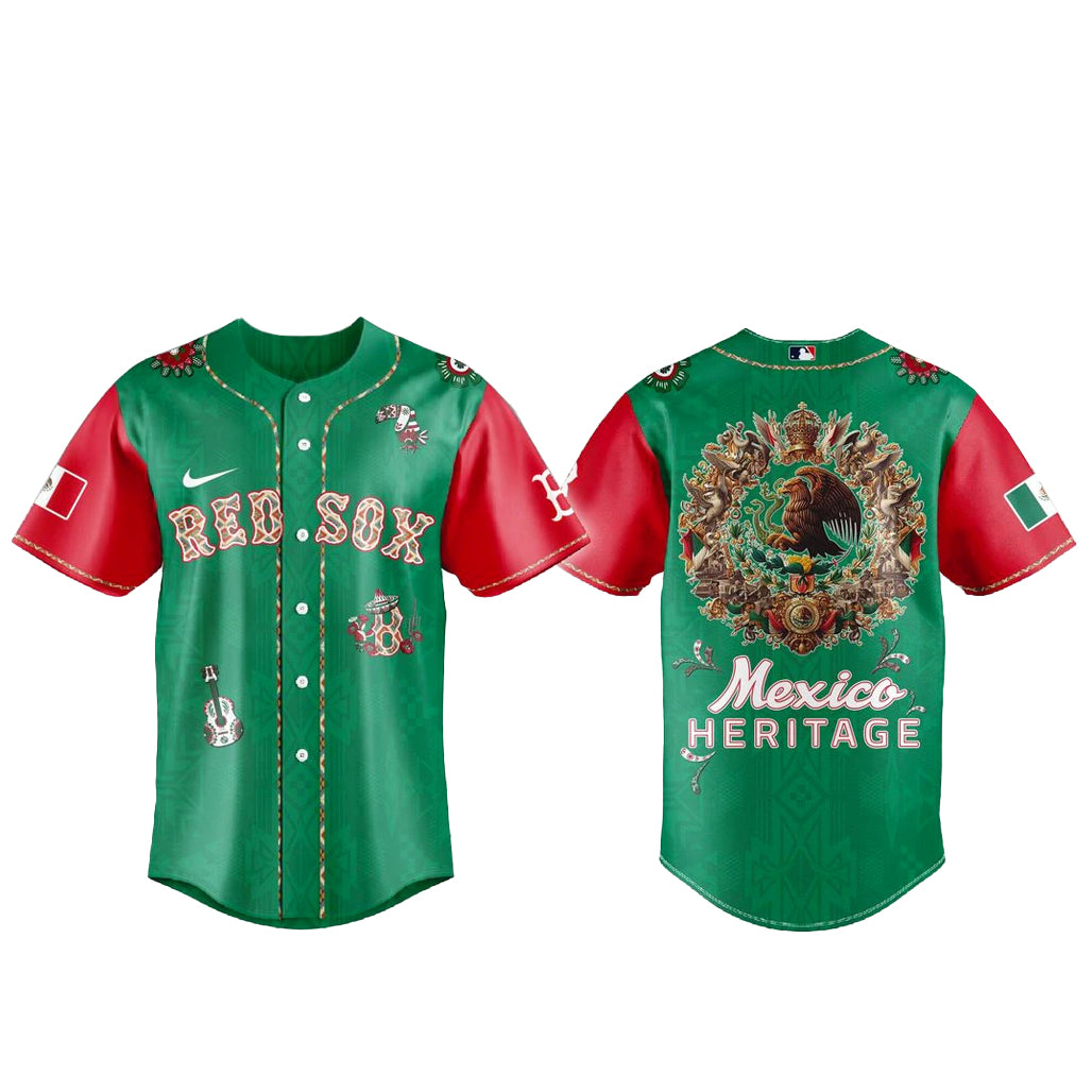 Boston Red Sox x Mexican Heritage Night Baseball Jersey