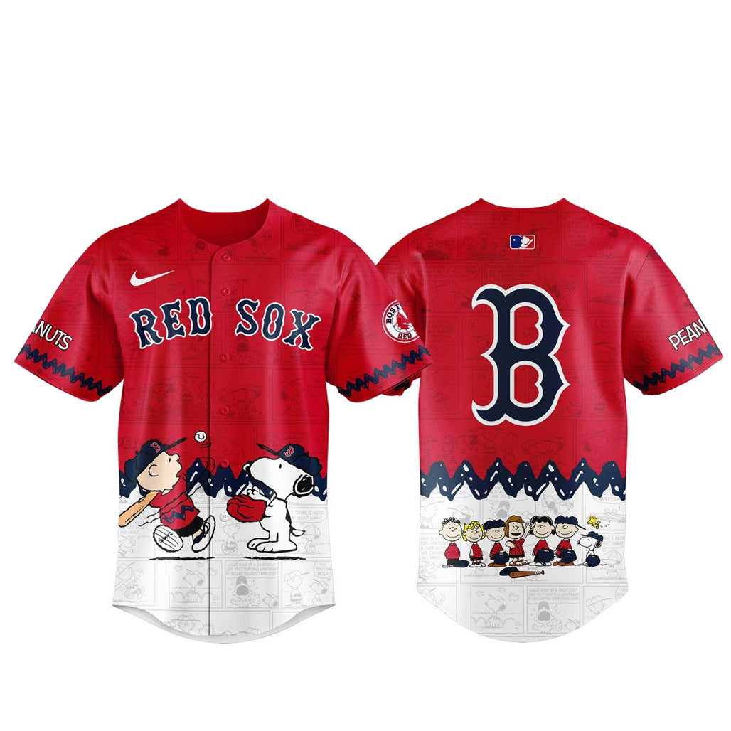 Boston Red Sox x Peanuts Night 2026 Baseball Jersey