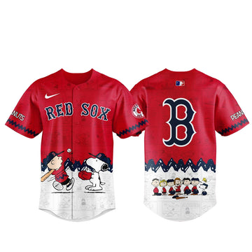 Boston Red Sox x Peanuts Night 2026 Baseball Jersey