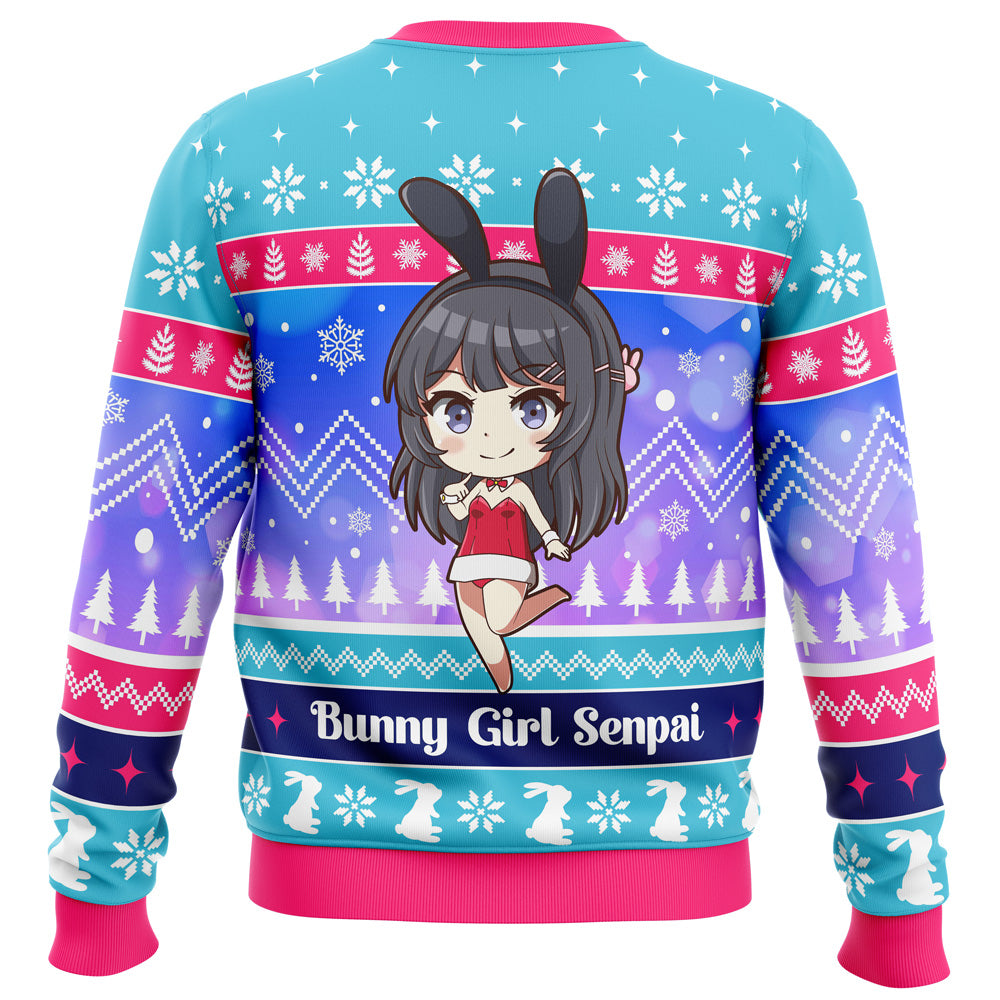 Bunny Girl Senpai Rascal Does Not Dream of Bunny Girl Senpai Ugly Christmas Sweater