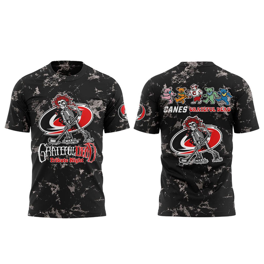 Carolina Hurricanes Grateful Dead Night 2026 Graphic Shirt for Hockey Fans