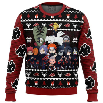 Chibi Akatsuki V2 Shippuden Ugly Christmas Sweater