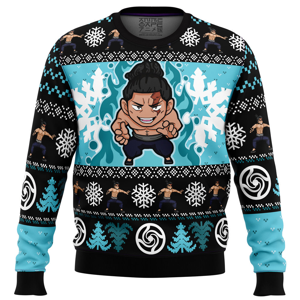 Chibi Aoi Todo Jujutsu Kaisen Ugly Christmas Sweater