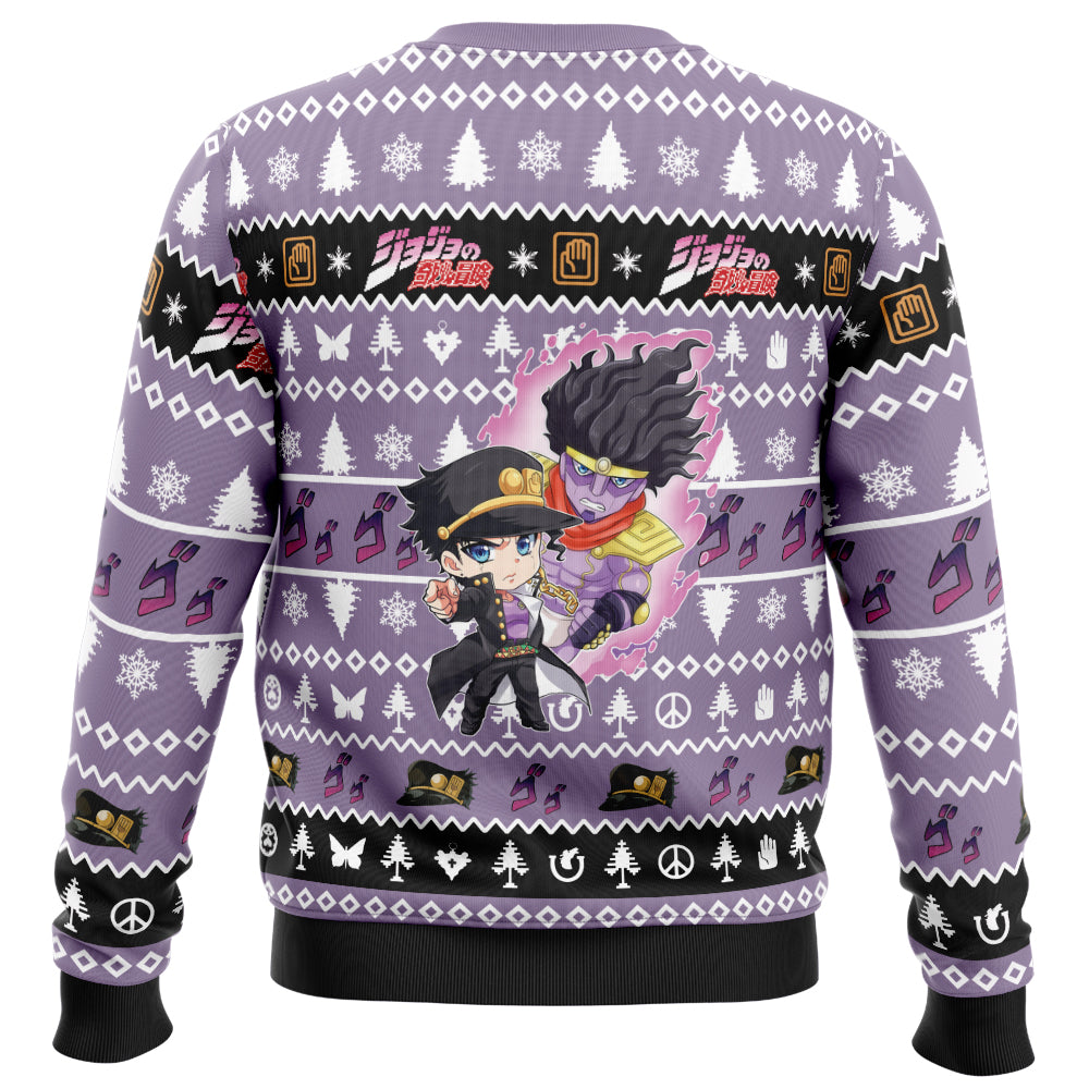Chibi Jotaro Kujo Jojo's Bizarre Adventure Ugly Christmas Sweater
