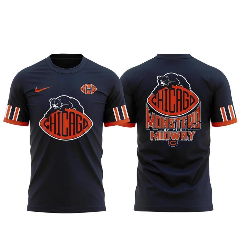 Chicago Bears 2026 Monsters of the Midway Graphic Shirt for Football Fans