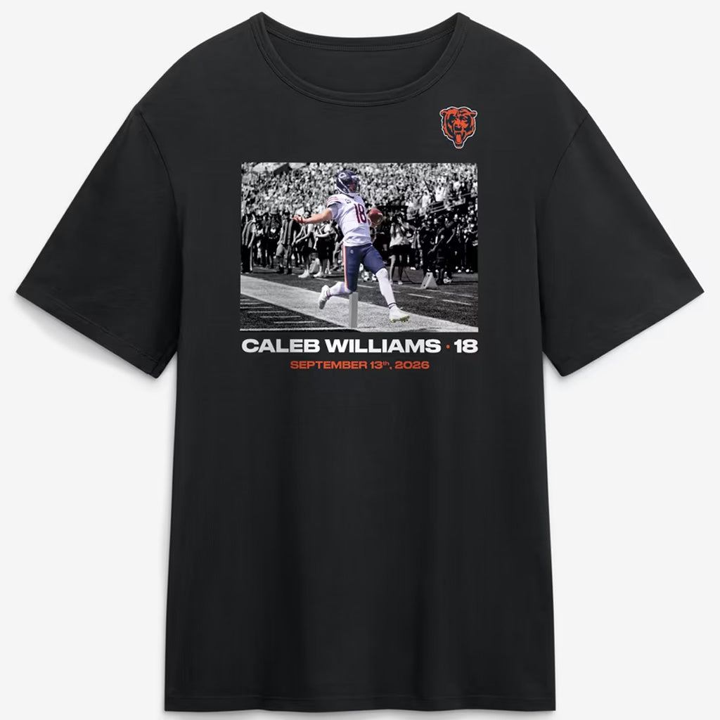 Chicago Bears Caleb Williams Flash Features Week 1 Graphic Shirt for Football Fans