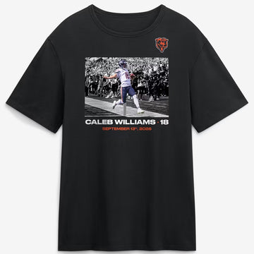 Chicago Bears Caleb Williams Flash Features Week 1 Graphic Shirt for Football Fans