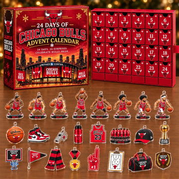 Chicago Bulls Christmas 2026 Advent Calendar for Basketball Fans