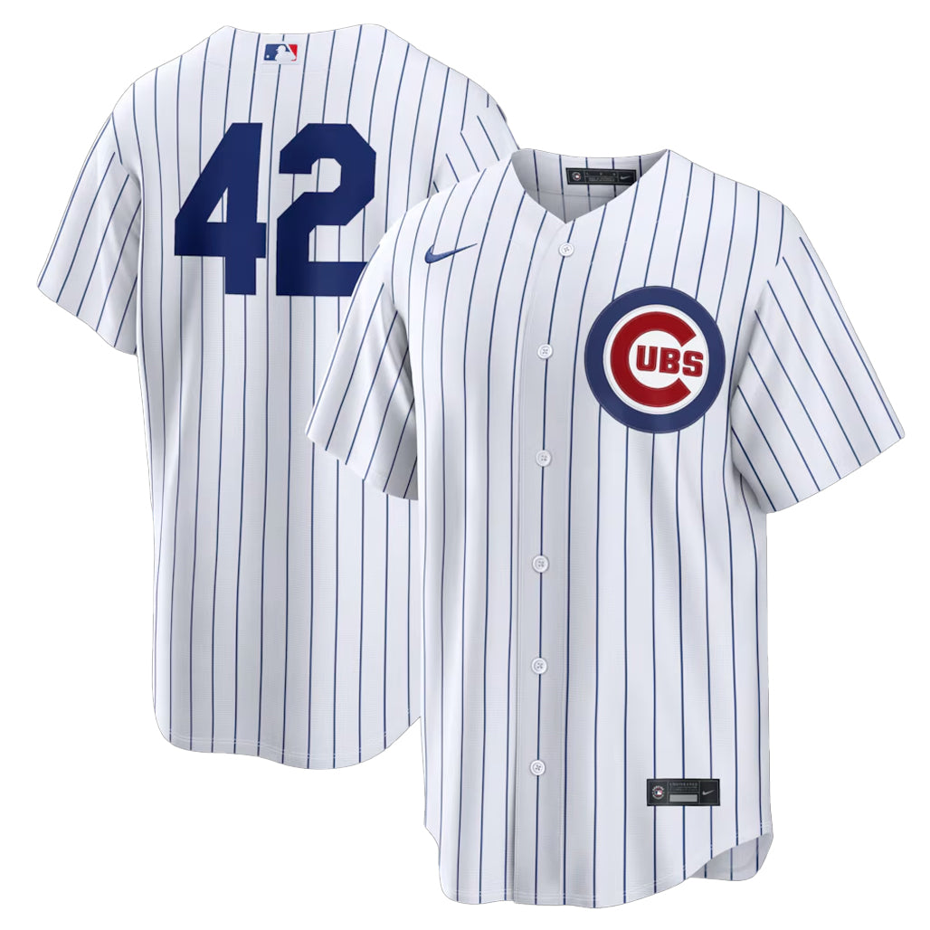 Chicago Cubs White Home 2026 Jackie Robinson Day Baseball Jersey