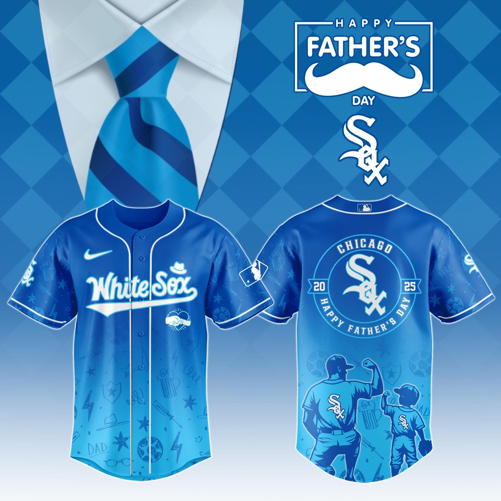 Chicago White Sox Special Father's Day 2026 Edition Jersey Chicago White Sox Merch
