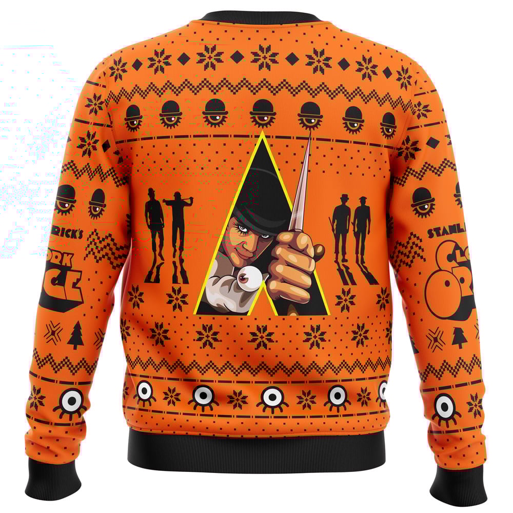 Christmas Alex A Clockwork Orange Ugly Christmas Sweater