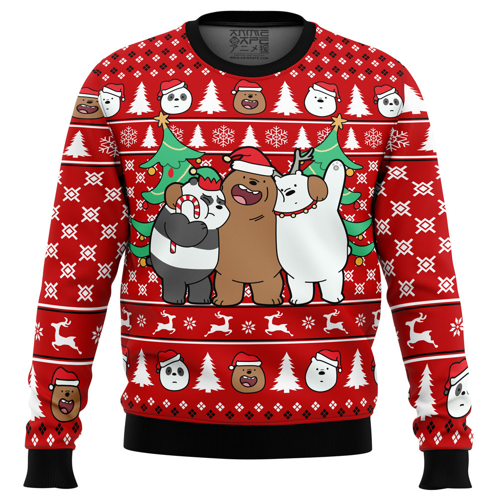 Christmas Bears We Bare Bears Ugly Christmas Sweater