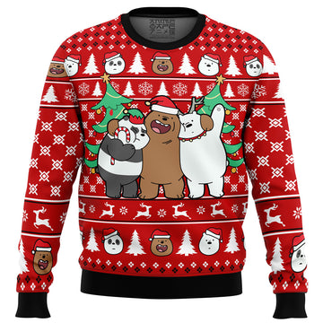 Christmas Bears We Bare Bears Ugly Christmas Sweater