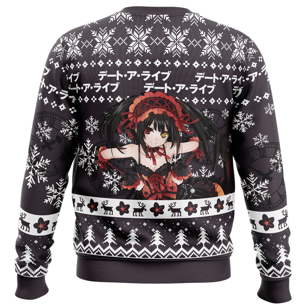 Christmas Can I Eat That Date A Live Ugly Christmas Sweater