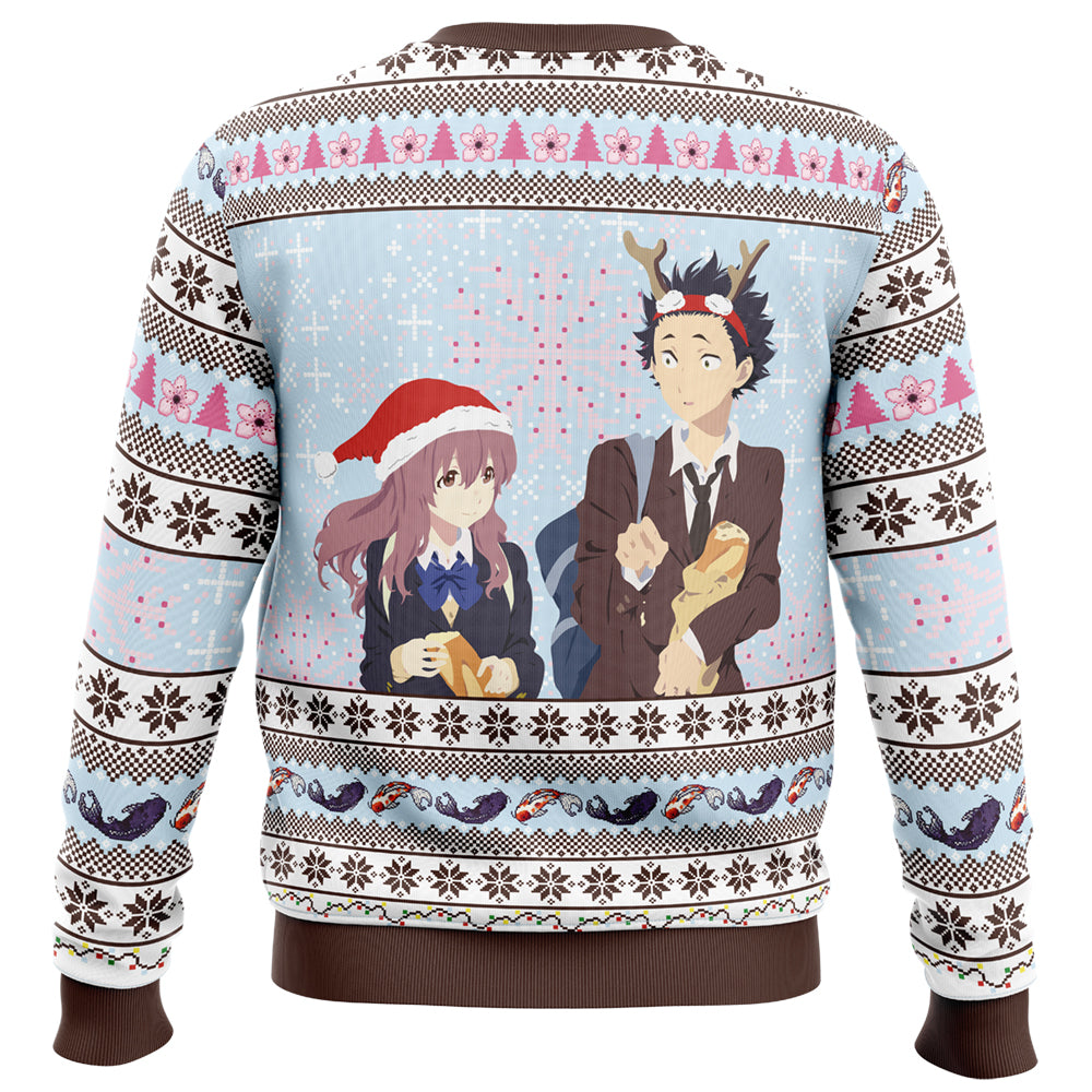 Christmas Love A Silent Voice Ugly Christmas Sweater