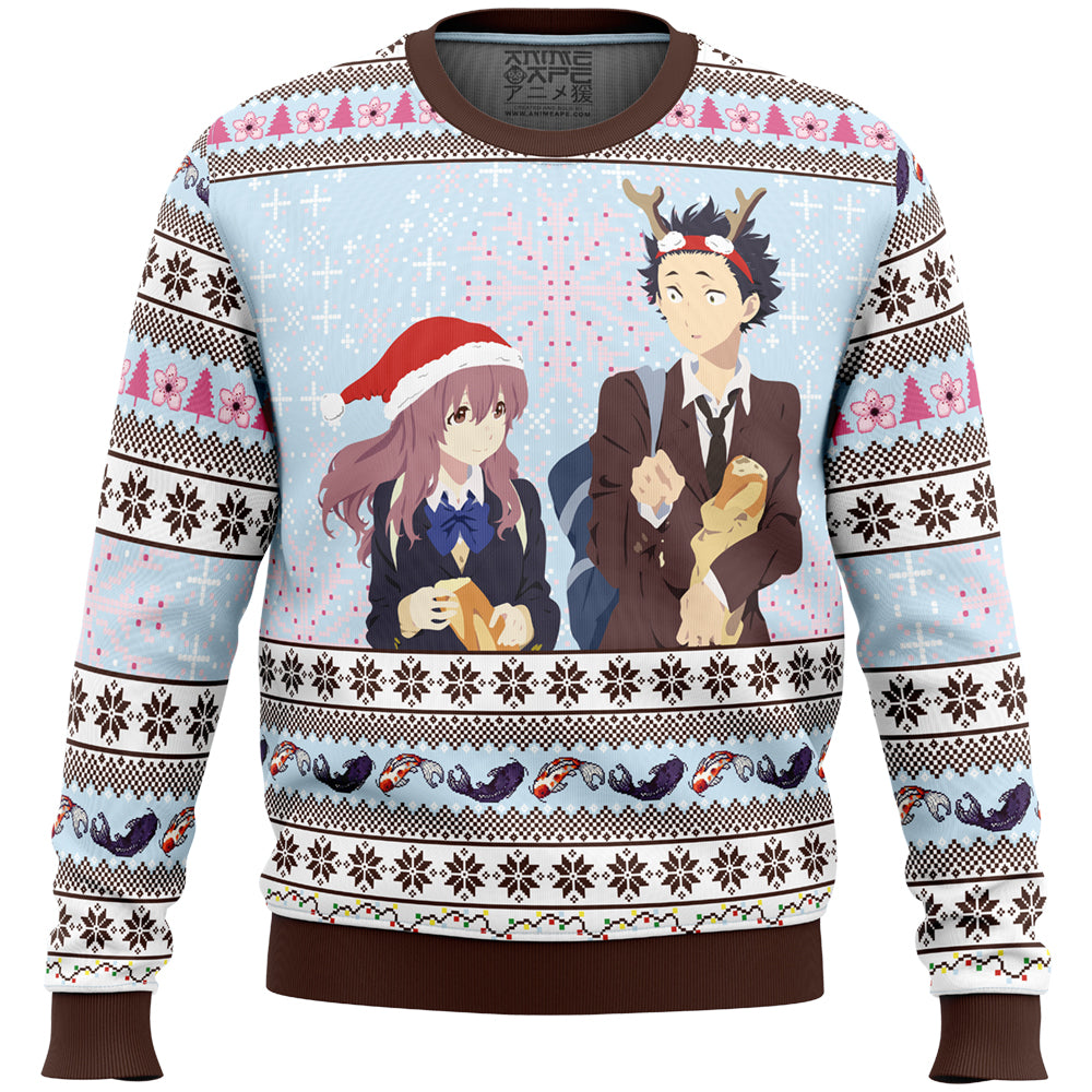 Christmas Love A Silent Voice Ugly Christmas Sweater