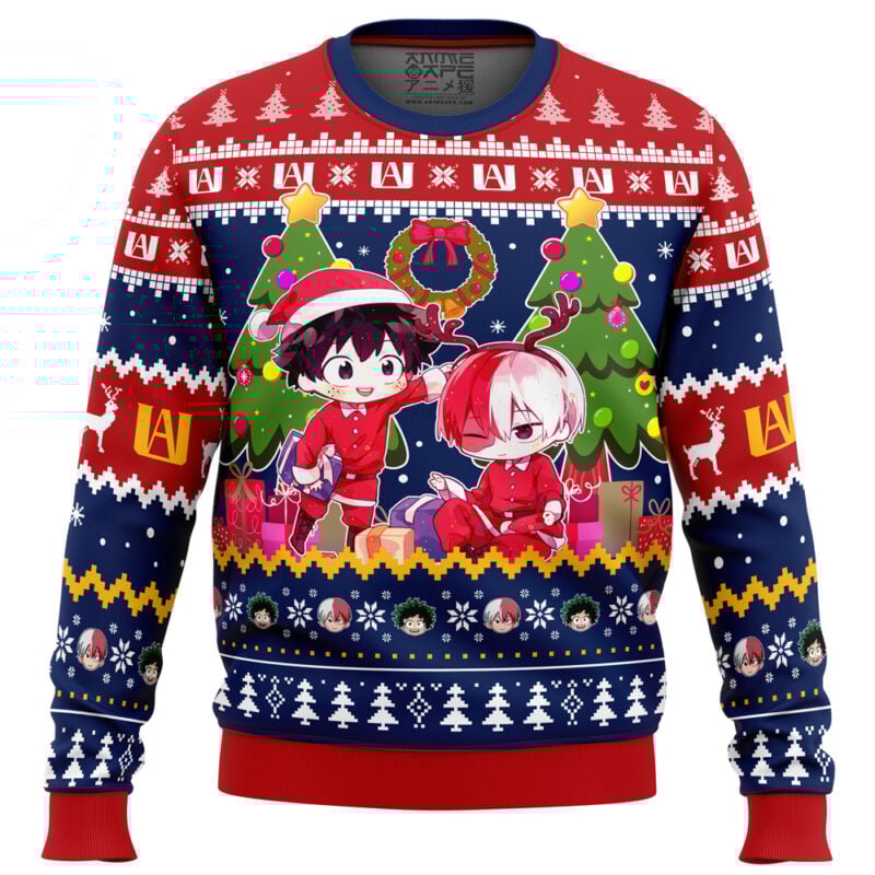 Christmas Midorya Shoto MHA Ugly Christmas Sweater