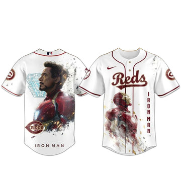 Cincinnati Reds x Iron Man Game Day Baseball Jersey