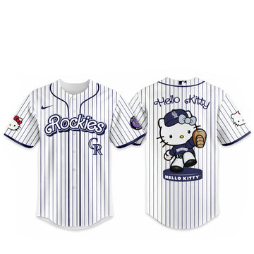 Colorado Rockies Major League Baseball 2026 Hello Kitty Baseball Jersey