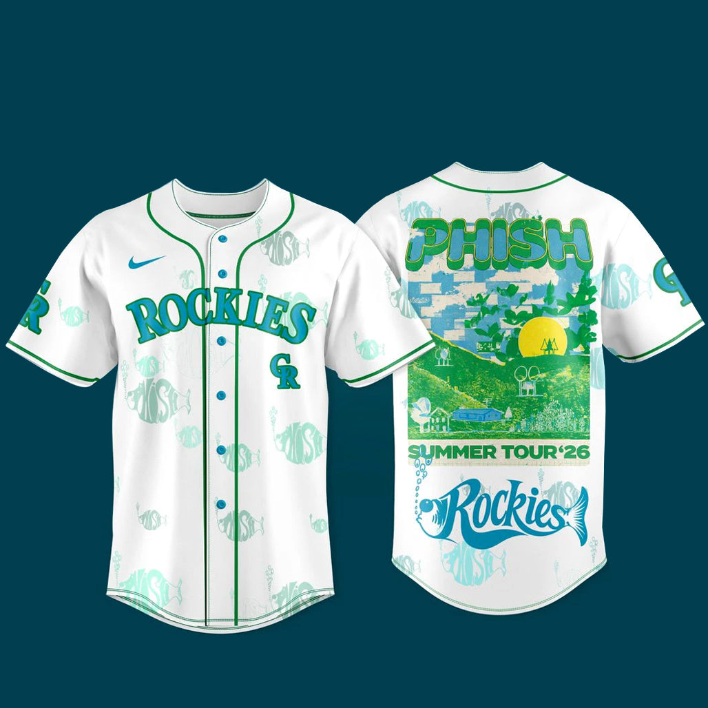 Colorado Rockies x Phish Summer Tour 2026 Baseball Jersey