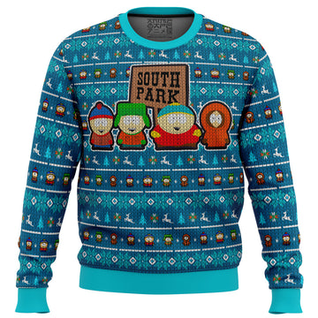 Crazy Main Characters South Park Ugly Christmas Sweater